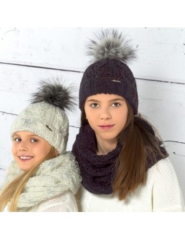 HAT AND SNOOD FOR OLDER SISTER OR MAM
