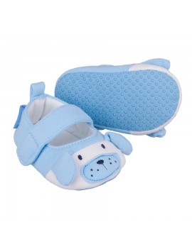BLUE BABY BOY SOFT SHOES DOGGY