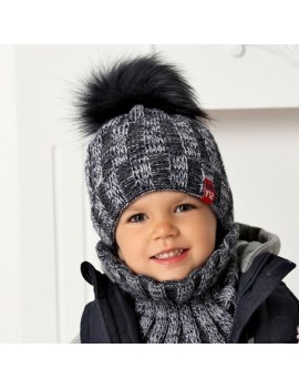 WINTER HAT AND SNOOD SET 4