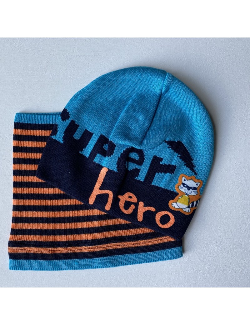 SUPER HERO HAT AND SNOOD SET 3